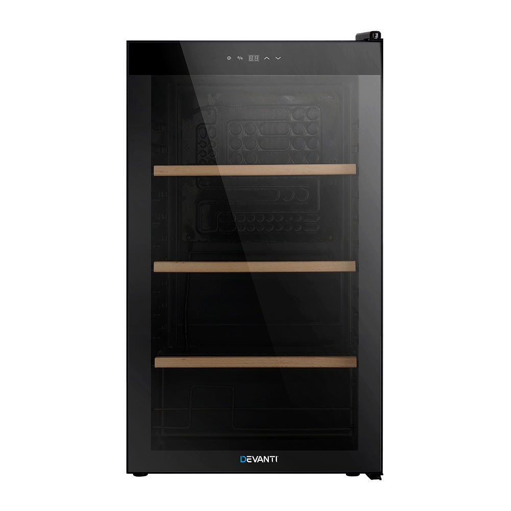 Devanti Wine Fridge Cooler 34 Bottles-2