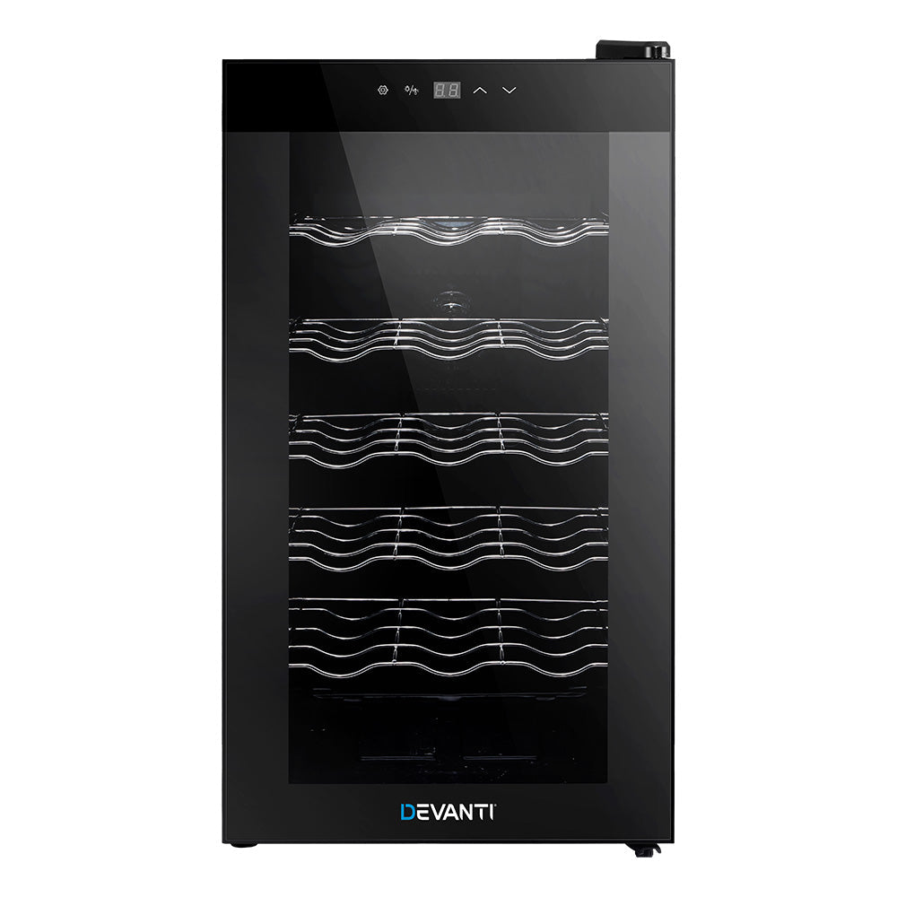 Devanti Wine Fridge Cooler 18 Bottles-2
